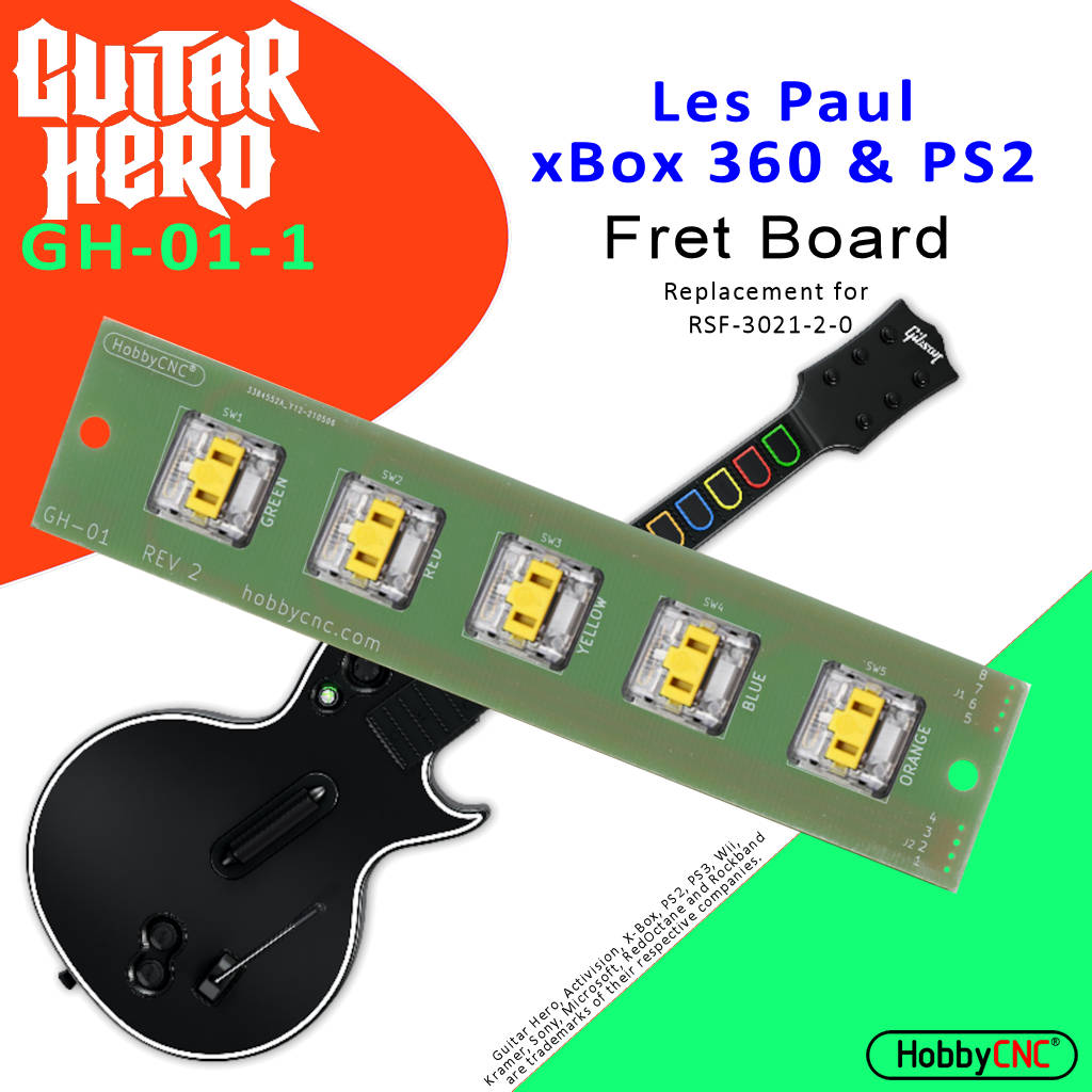 Guitar Hero World Tour Mechanical Switch Fret Upgrade Kit