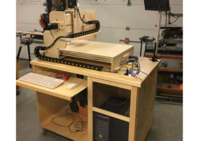 HobbyCNC Customer Build - completed with rolling table