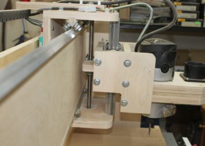 HobbyCNC Customer Build - Z Axis drive assembly and router head mounting
