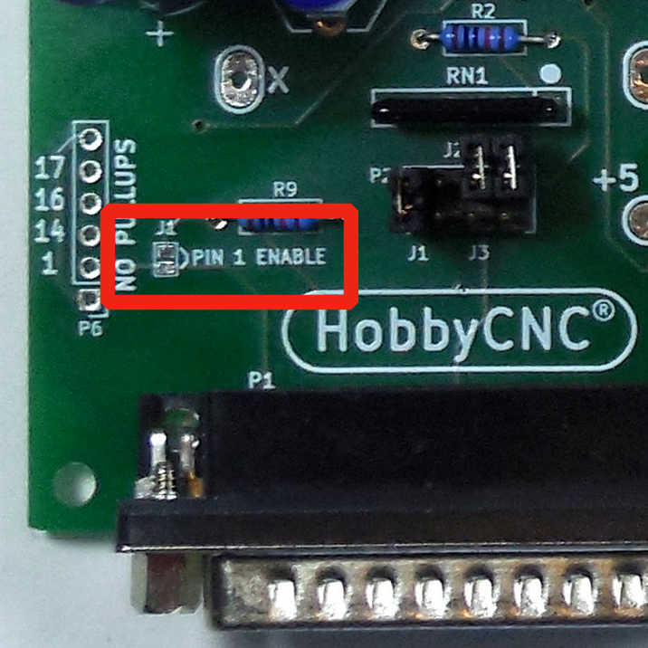 HobbyCNC PRO Rev2 showing idle current reduction enable.