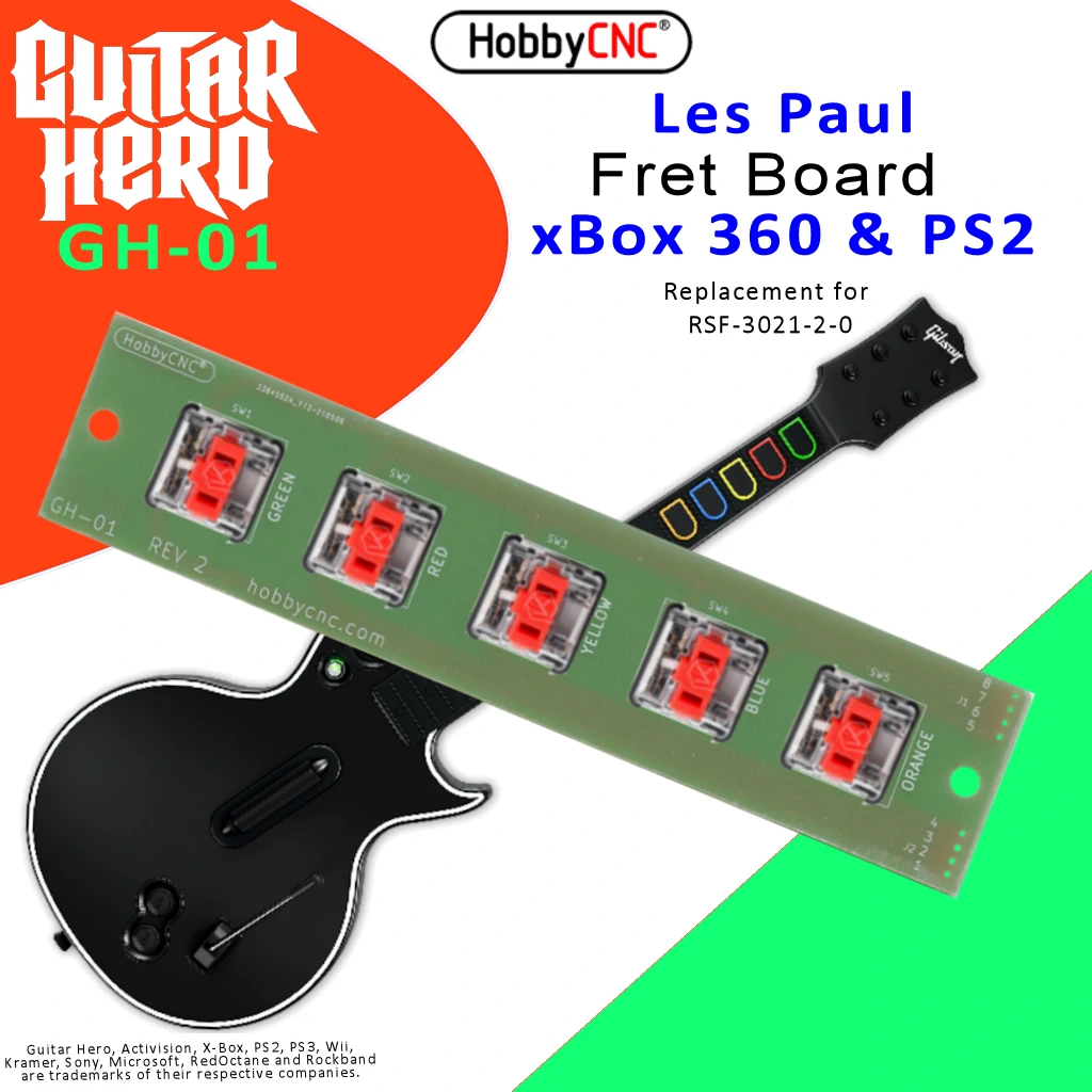GH-01 Fret Board for Les Paul on XBox 360