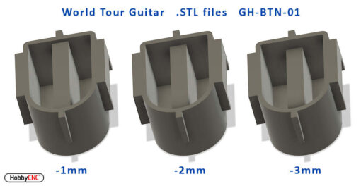 3D printable STL files for World Tour Guitar
