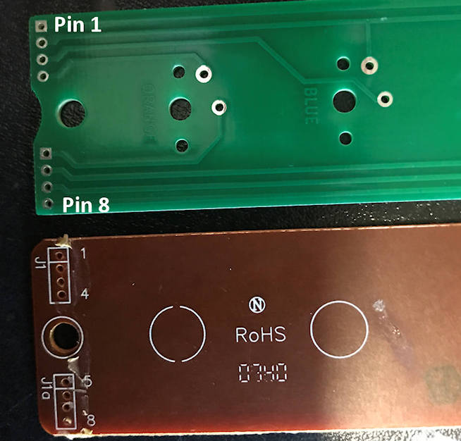 HobbyCNC Mechanical Fret Replacement Board Labeling