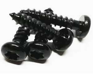 Screw, M3 x 10 mm, Torx head, black