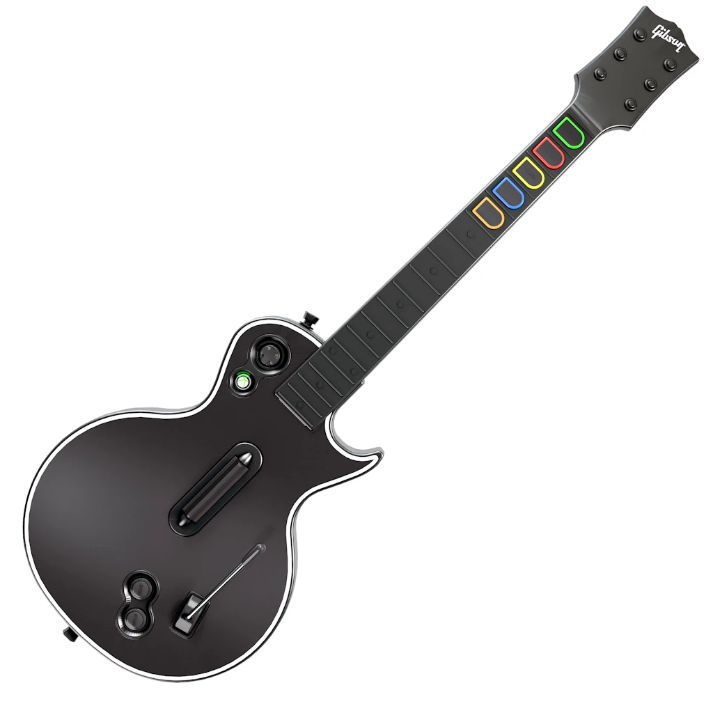 Les Paul Guitar Hero Controller 45 degree Les Paul Guitar Hero Controller