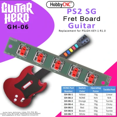 HobbyCNC Replacement Fret Board for PSLGH for PS2