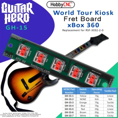 HobbyCNC replacement for World Tour, KIOSK, xbox.