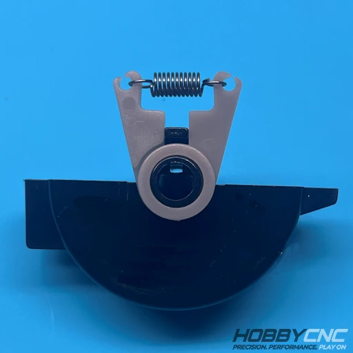 Spring return assembly placed onto Whammy Repair Base
