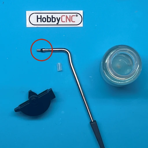 Install new HobbyCNC Whammy Sleeve, place Installation Aid